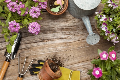 Landscaping waste sorting and recycling in Southwark